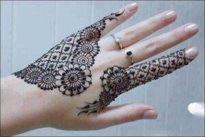 Western Mehndi designs