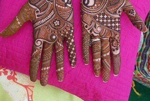 Indo-Arabic Mehndi designs