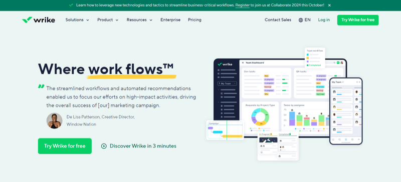 Wrike Best Project Management Tools