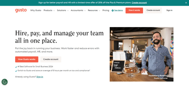 The Ultimate Guide to the Top 15 HR Management Software (HRMS) for 2025: Streamlining HR Processes and Enhancing Workforce Productivity 13 Gusto