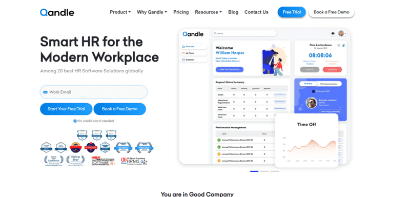 The Ultimate Guide to the Top 15 HR Management Software (HRMS) for 2025: Streamlining HR Processes and Enhancing Workforce Productivity 8 Qandle