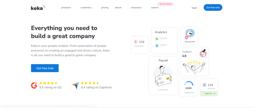 Top 10 HRMS for 2024: Elevating Organizational Efficiency and Employee Experience 1 Keka HR - Best HRMS Software